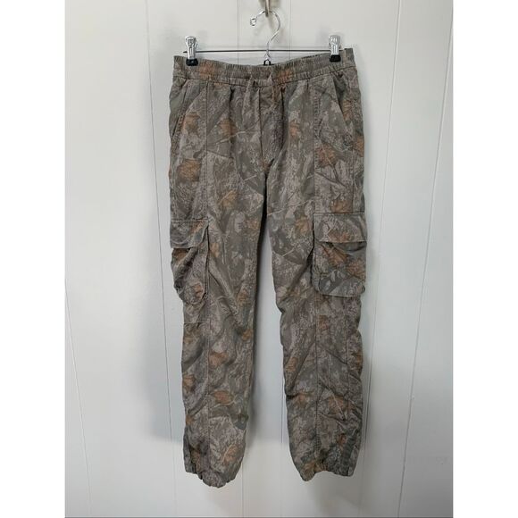 Abercrombie Kids Drawstring Camo Cargo Pants 13/14 Regular - Picture 1 of 6